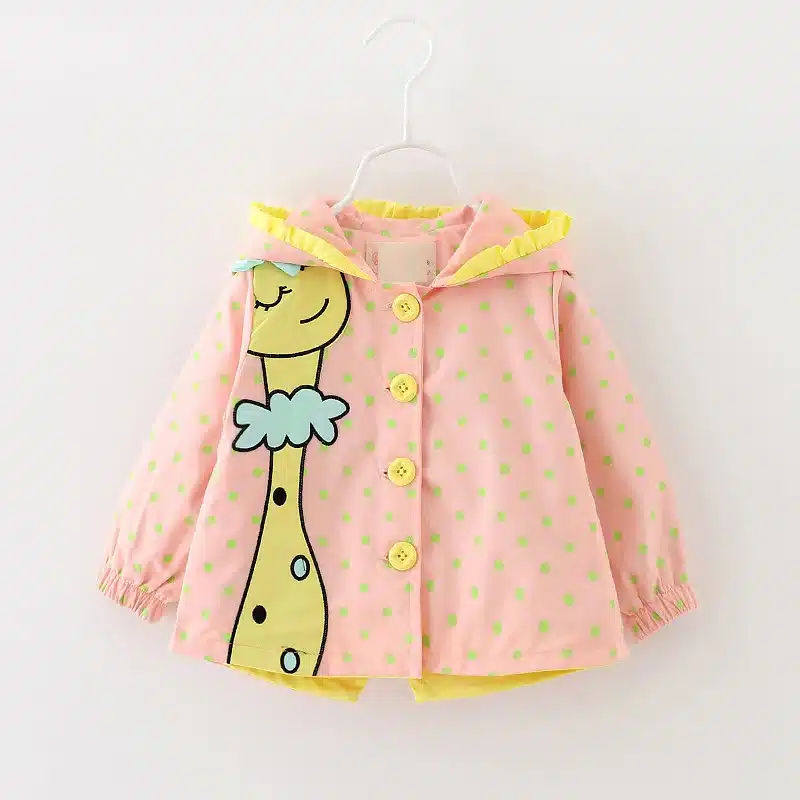 2018 Baby Coat windbreaker Girls Hoodies Toddler Girl Jackets Cartoon Kids Outerwear Spring Fashion children's clothing 1-4 Year 14