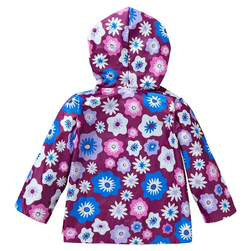 Children Girls Jackets hooded Cartoon Printing Trench Outerwear Kids Coat Baby Raincoat Spring Outwear Brand Children Clothing 1