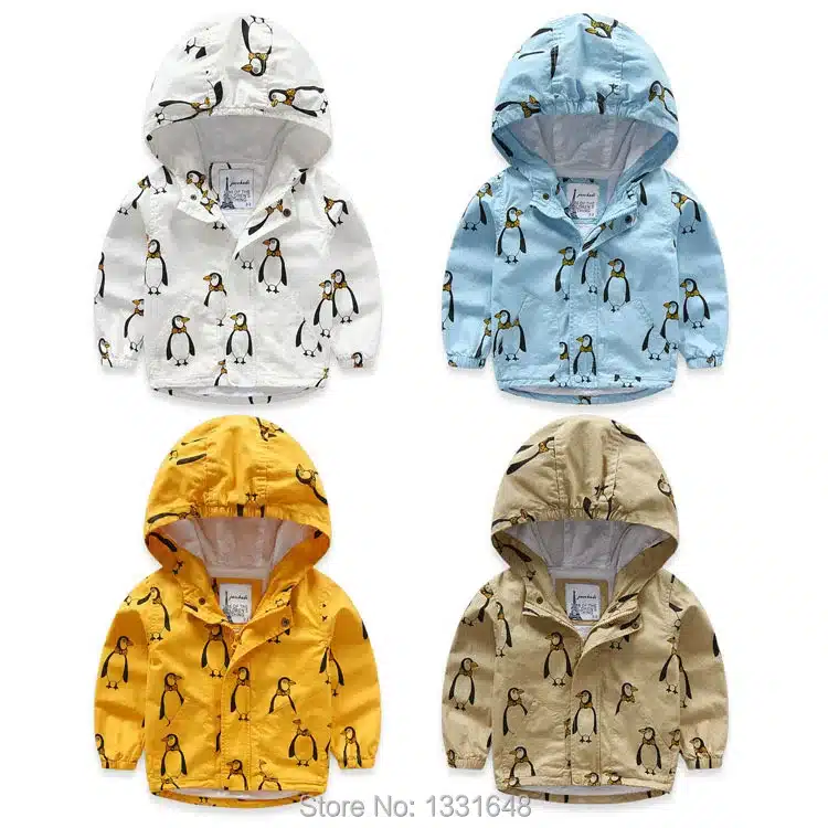 Boy jacket hooded 2016 spring new fashion boys clothes cotton kids outerwear cartoon printed children jackets 2-8T 9