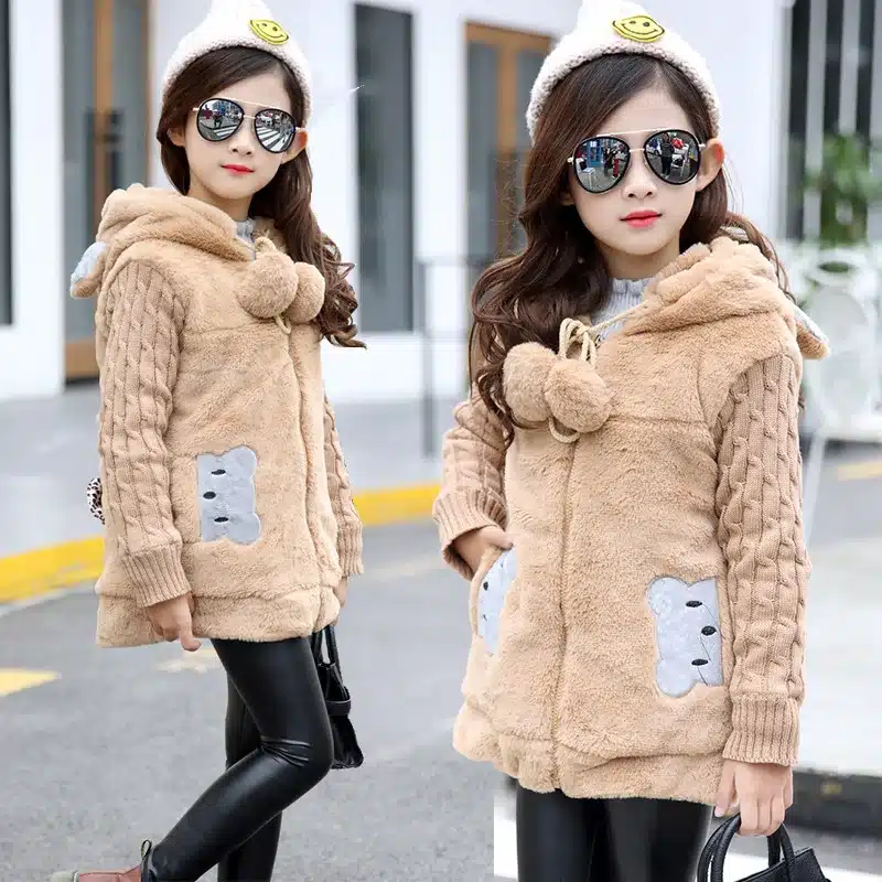 Hot New Girls clothing Baby Coats for Girls Flower Jackets For Spring Autumn Kids Clothes Double-Breasted Top children Outwear 13