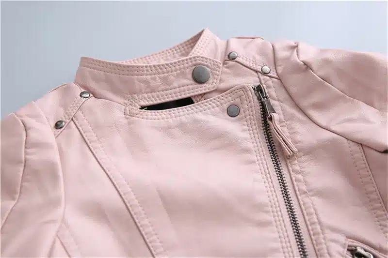 Kids PU Leather Spring Jacket Kids Jackets Girls Leather Coat Children Outerwear Leather Boys Brand Jacket Windbreaker 2T-10T 9