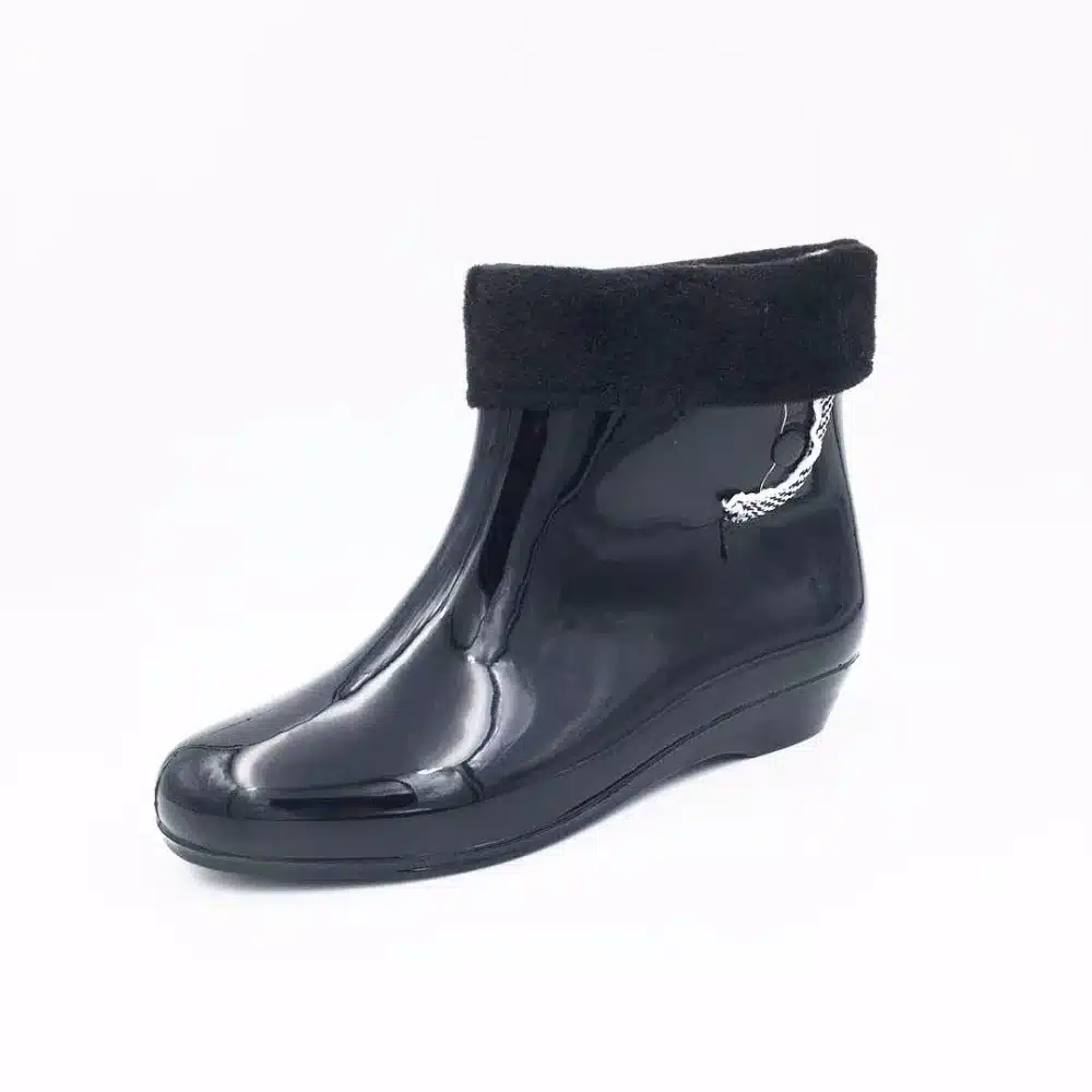 Feng nong spring winter woman rain boots ladies short rain buttons resistant buckle rubber boots round toe women boots w018 7