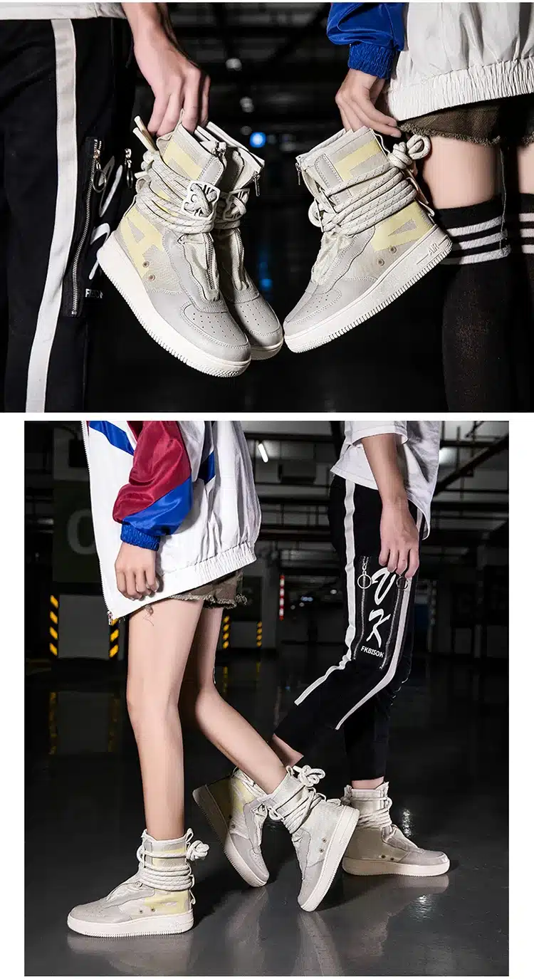 Designer Hip Hop Men boots Casual high top sneakers Men Tenis Sapato Masculino zapatos hombre Basket Man light breathable Shoes 11