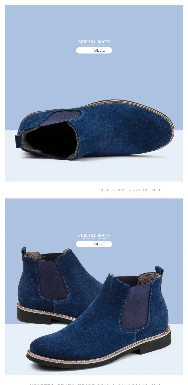 Vintage Genuine Leather Fashion Men Casual Boots Pointed Toe High Quality Male Chelsea Boots Winter Retro Shoes986 11