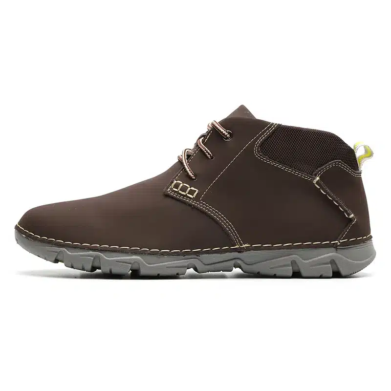 LINGGE Brand Snow Shoes Men Boots 100% Genuine Leather Warm Fur Men Boots Handmade Plus Size Men Shoes Casual Ankle Lace-Up Boot 18