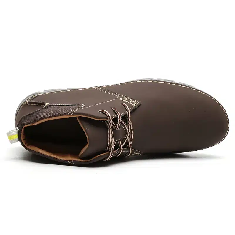 LINGGE Brand Snow Shoes Men Boots 100% Genuine Leather Warm Fur Men Boots Handmade Plus Size Men Shoes Casual Ankle Lace-Up Boot 21