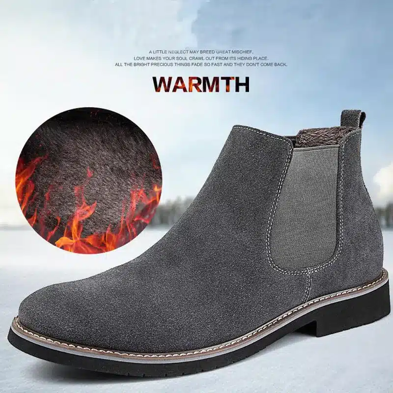 YIGER NEW Men Chelsea Boots Ankle Boots Fashion Men's Male Brand Leather Quality Slip Ons Motorcycle Man Warm Free shipping 0013 9