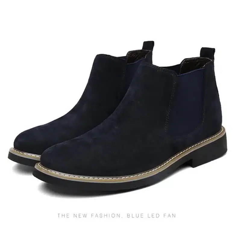 YIGER NEW Men Chelsea Boots Ankle Boots Fashion Men's Male Brand Leather Quality Slip Ons Motorcycle Man Warm Free shipping 0013 19