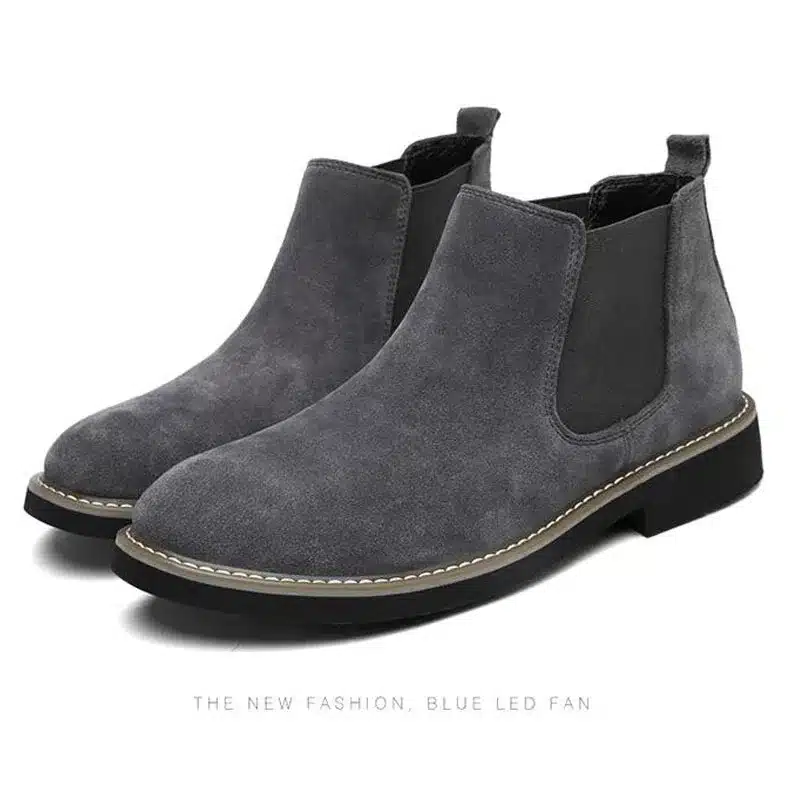 YIGER NEW Men Chelsea Boots Ankle Boots Fashion Men's Male Brand Leather Quality Slip Ons Motorcycle Man Warm Free shipping 0013 21