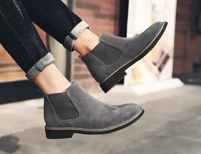 YIGER NEW Men Chelsea Boots Ankle Boots Fashion Men's Male Brand Leather Quality Slip Ons Motorcycle Man Warm Free shipping 0013 23