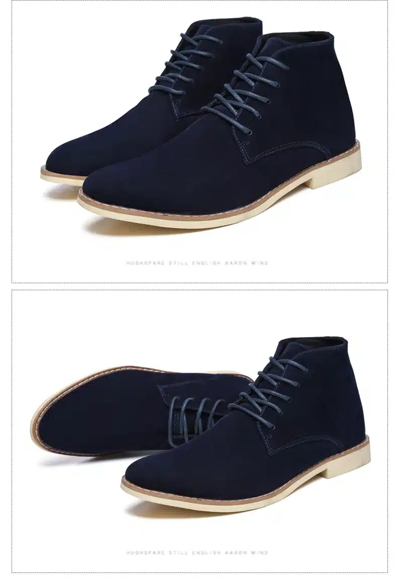 DEKABR Brand Men Ankle Boots Fashion Chelsea Boots Daily Comfortable Shoes Black Classic Boots Men Work Footwear Botas Hombre 16