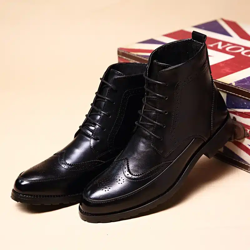 Hot 2016 Fashion Men Shoes Spring Autumn Ankle Boots Men Comfortable Brogue Shoes Men Casual Male Martin Boots Plus Size38-43 15
