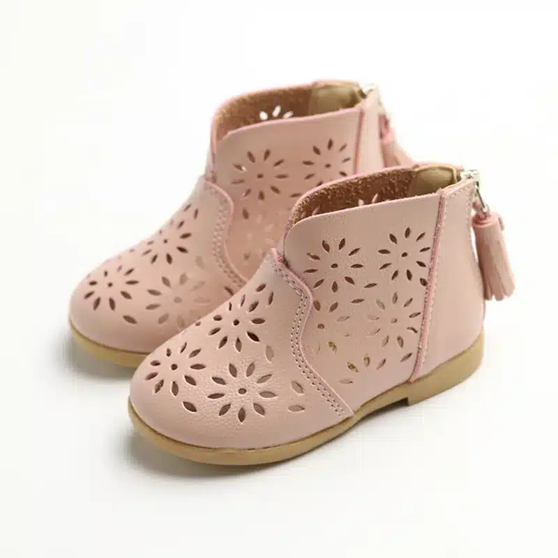 2018 New Toddler Girl Boots for Kids Children PU PU Cut Boots Girls Princess Spring Fall Kids Shoes 3