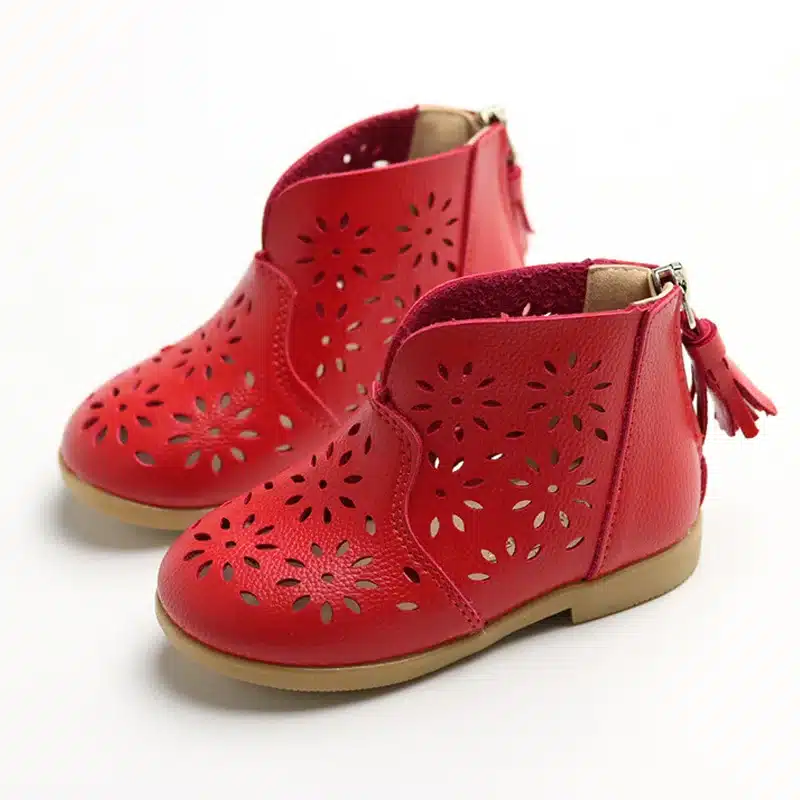 2018 New Toddler Girl Boots for Kids Children PU PU Cut Boots Girls Princess Spring Fall Kids Shoes 5