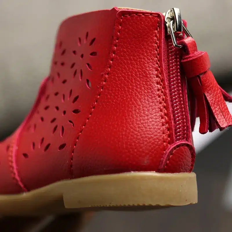 2018 New Toddler Girl Boots for Kids Children PU PU Cut Boots Girls Princess Spring Fall Kids Shoes 7