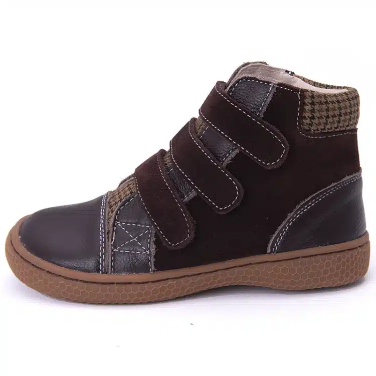 Children shoes 2018 spring autumn Boys grils Ankle Boots leather kids brown short boots Sports Sneakers Flat Toddler shoes 25-30 13