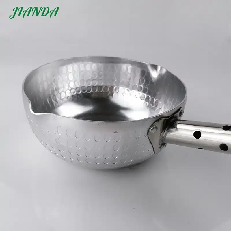 JIANDA Aluminum Cooker Boiled Porridge Japanese Style kitchen Cookware Cooking Pots Long handle Frying Pans Wok Frigideira 12