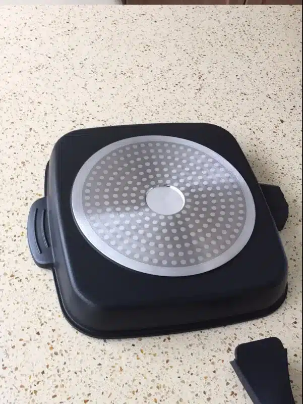 25*27cm breakfast triad titanium pan non-stick frying professional steak pan Fried pot casting general use Kitchen Cooking Tools 28