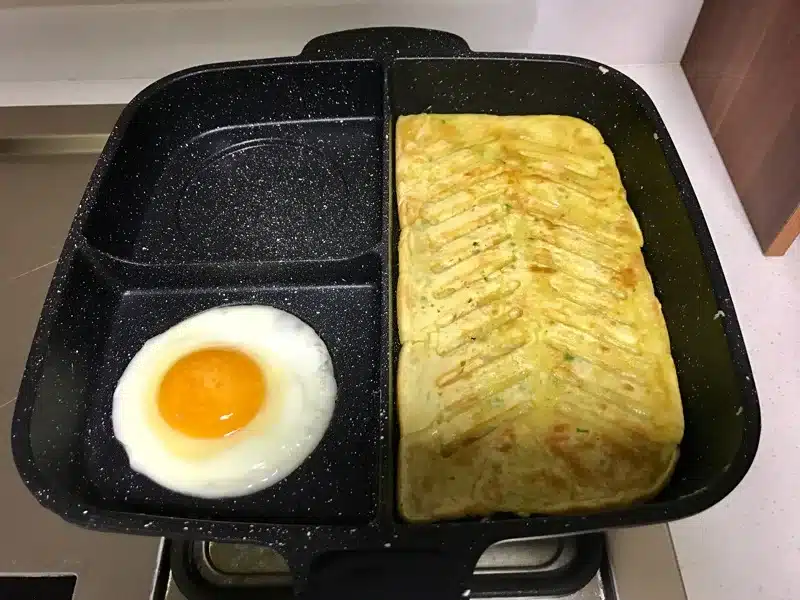 25*27cm breakfast triad titanium pan non-stick frying professional steak pan Fried pot casting general use Kitchen Cooking Tools 29