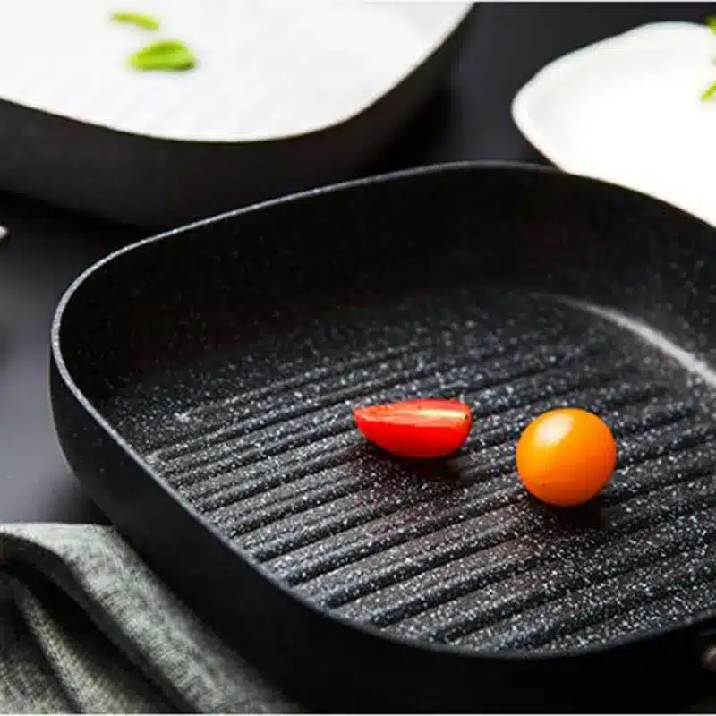 No Oil-smoke Pan Steak Frying Pan Breakfast Frying Eggs Only Use for Gas Cooker Non-Stick Pans kitchen Cooking Helper 23