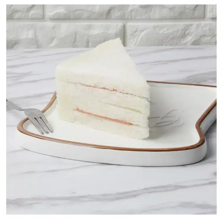 Best 6.5 Inch Creative Toast Shape Ceramic Dinner Plate Porcelain Food Tray Kitchen Tools Tableware Kid Breakfast Bread Plate 19