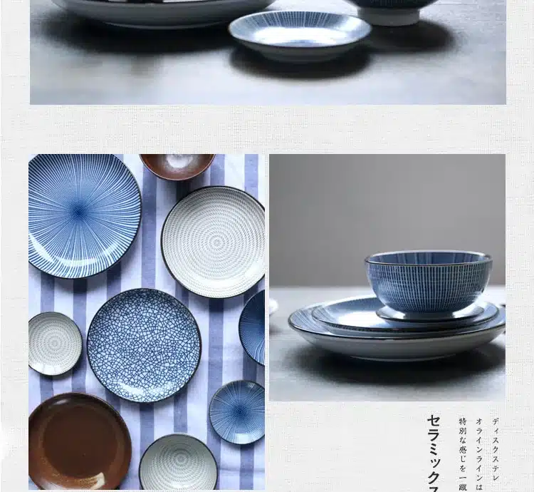 2018 New Ideas Ceramic Tableware Dinner Plates with Western Food Steak Dinner Plates 8 Inch Dishes and Plates Sets 30