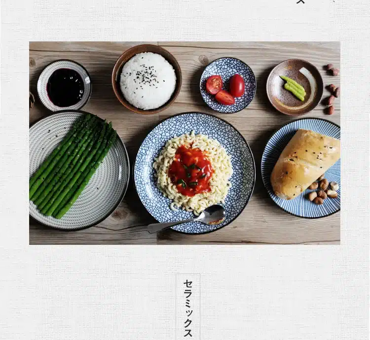 2018 New Ideas Ceramic Tableware Dinner Plates with Western Food Steak Dinner Plates 8 Inch Dishes and Plates Sets 31