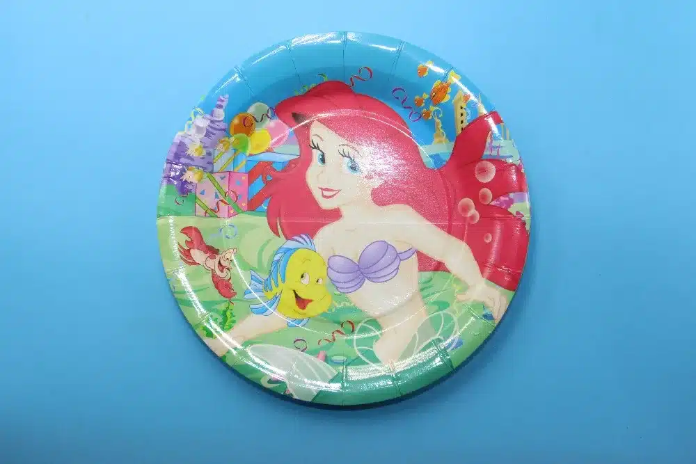 Little Mermaid theme 10pcs Napkins+10pcs Cups+10pcs Plates for Children Birthday Party decoration 8