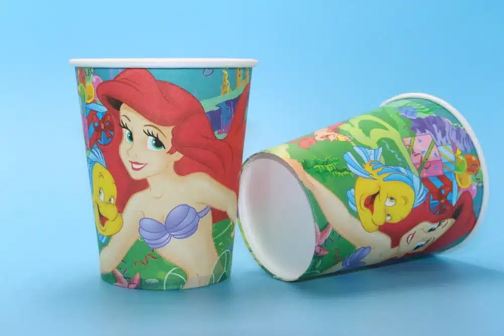 Little Mermaid theme 10pcs Napkins+10pcs Cups+10pcs Plates for Children Birthday Party decoration 9