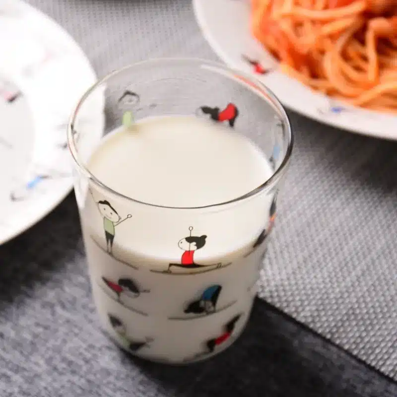 Yoga girls Bone Tableware Set Bowl Househol Plate Bowl Double Ear Bowl Bowl Glass Cup Christmas Gift Free Shipping 17