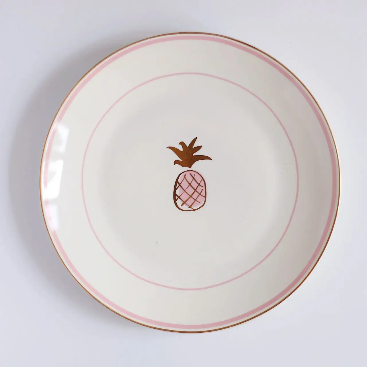 Gold Inlay Ceramic Plates Food Dishes Cookie Dessert Plate dinner plate snack tray dinnerware set 13