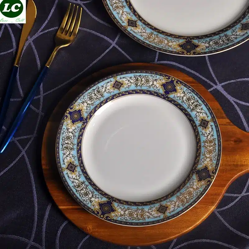 Steak Dish Family dish Classic Style 6/8/10 inch Creative Dinner Dish plates Tableware Ceramic Bone Flatware Dinner Plate 1