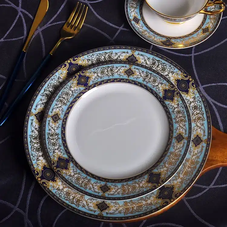 Steak Dish Family dish Classic Style 6/8/10 inch Creative Dinner Dish plates Tableware Ceramic Bone Flatware Dinner Plate 4