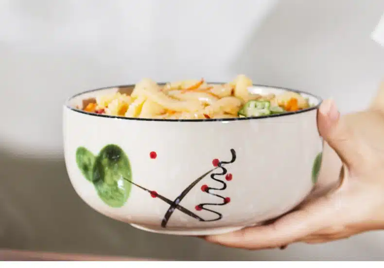 1000ml Vintage Japanese Style Ceramic Tableware Ramen Mixing Bowl Fruit Salad Big Bowls Soup Rice Bowls Creative Home Dinnerware 9