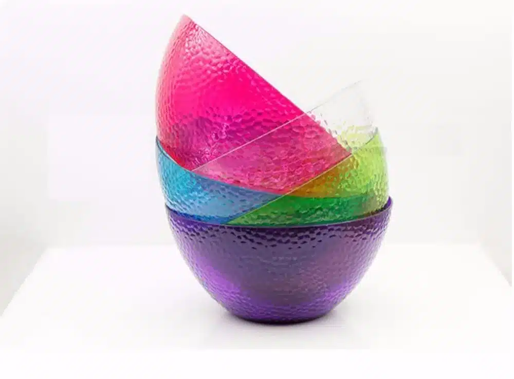 Colorful Big Salad Bowls Bubble Salad Bowl Fast Food Tray ice cream Bowl Lucency Food Container 10 inch Diameter 25.5cm 1pcs 13