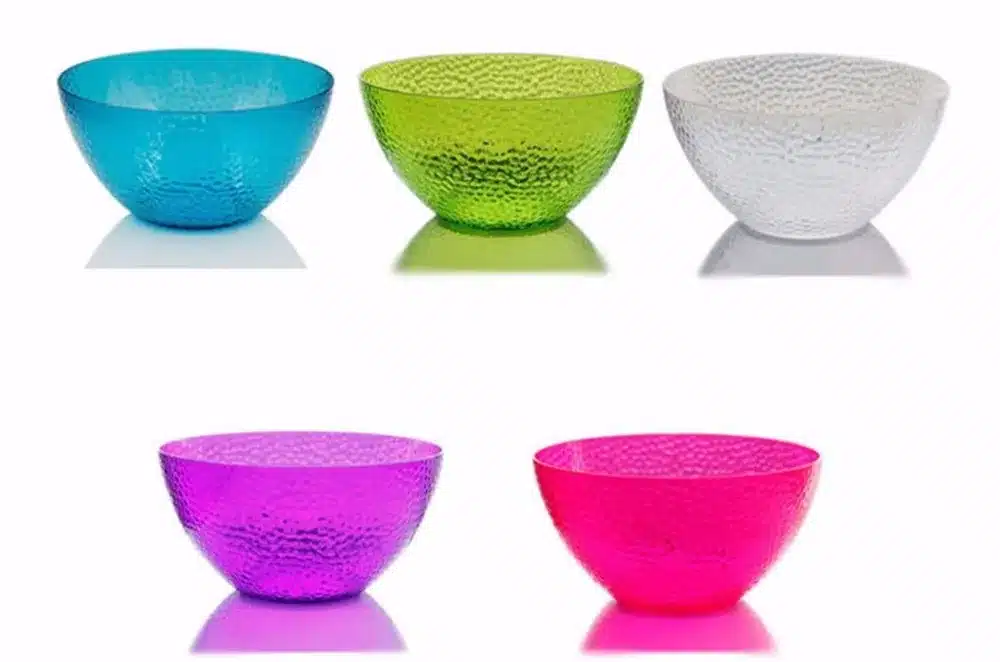 Colorful Big Salad Bowls Bubble Salad Bowl Fast Food Tray ice cream Bowl Lucency Food Container 10 inch Diameter 25.5cm 1pcs 14