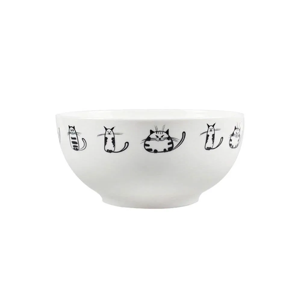 New Japanese classical ceramic tableware kitchen soup noodle rice bowl 6 inch big ramen bowl christmas decorations for home 3