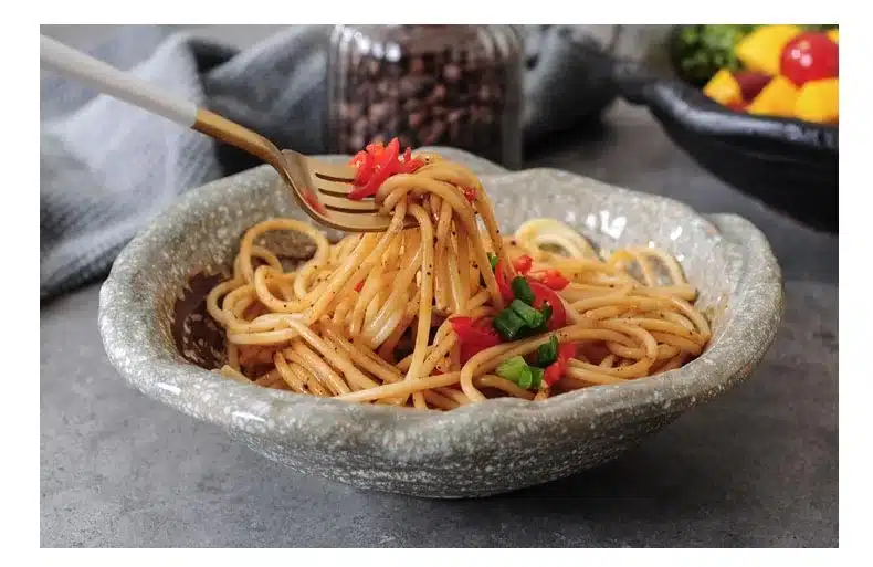 Japanese-style Food Container Ceramic Hand-Pulled Noodle Bowl Big Soup Rice Bowls / Home Tableware Dinnerware Fruit Salad Holder 3