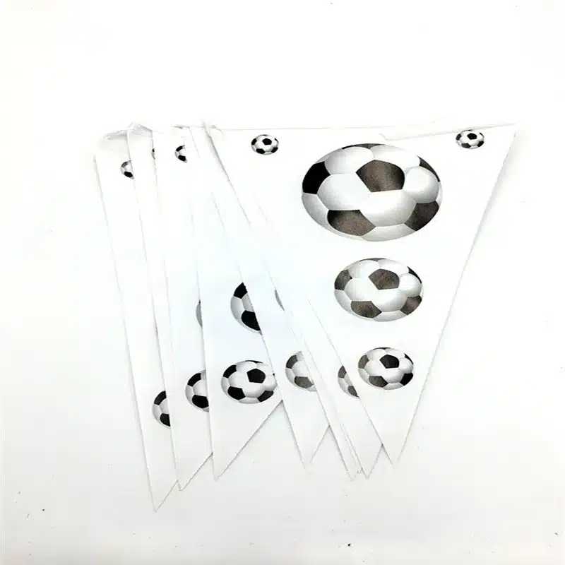 80Pcs Football Tableware Sets Party Celebration Kid Decoration Supplies Napkin Flags TableCloth Cup Paper Plate Birthday Party 10