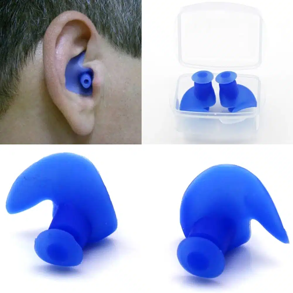 1 Pair Hot Waterproof Swimming Professional Silicone Swim Earplugs for Adult Swimmers Children Diving Soft Anti-Noise Ear Plug 3