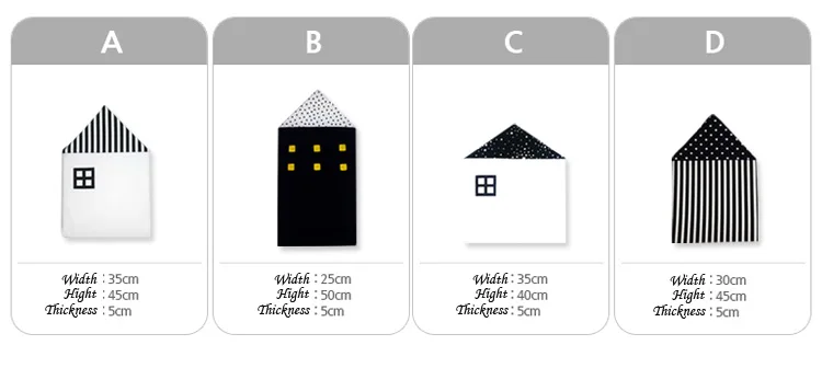 KAMIMI Cute Baby Bed fence 4 pieces a set lovely Sponge house Bed fence baby bed set safe protection 2