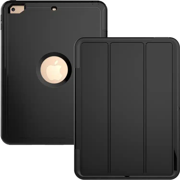 Hmsunrise 360 Full protection Case For apple ipad 9.7 2018 Kids Safe Shockproof Heavy Duty TPU Hard Cover kickstand A1893 A1954 3