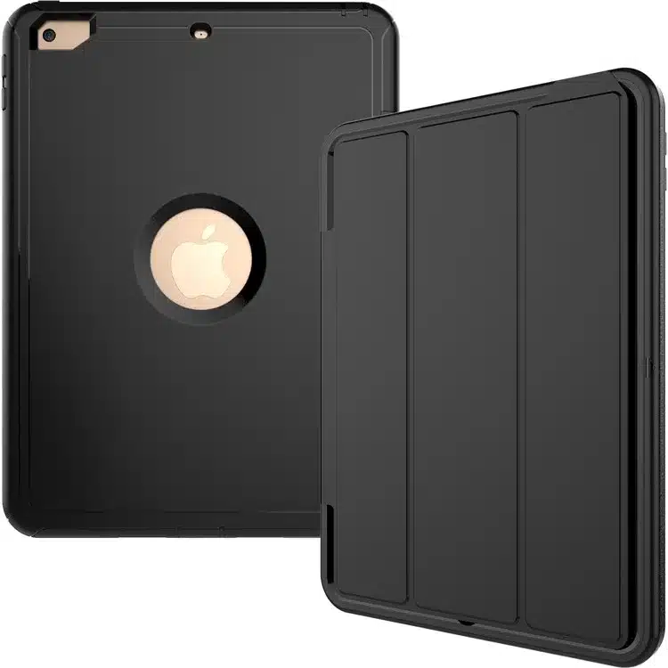 Hmsunrise 360 Full protection Case For apple ipad 9.7 2018 Kids Safe Shockproof Heavy Duty TPU Hard Cover kickstand A1893 A1954 5