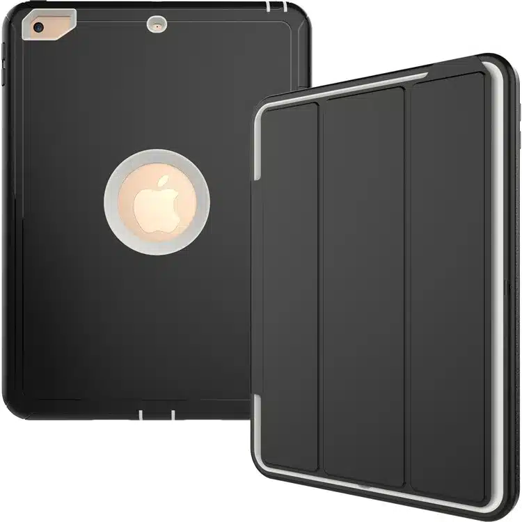 Hmsunrise 360 Full protection Case For apple ipad 9.7 2018 Kids Safe Shockproof Heavy Duty TPU Hard Cover kickstand A1893 A1954 16