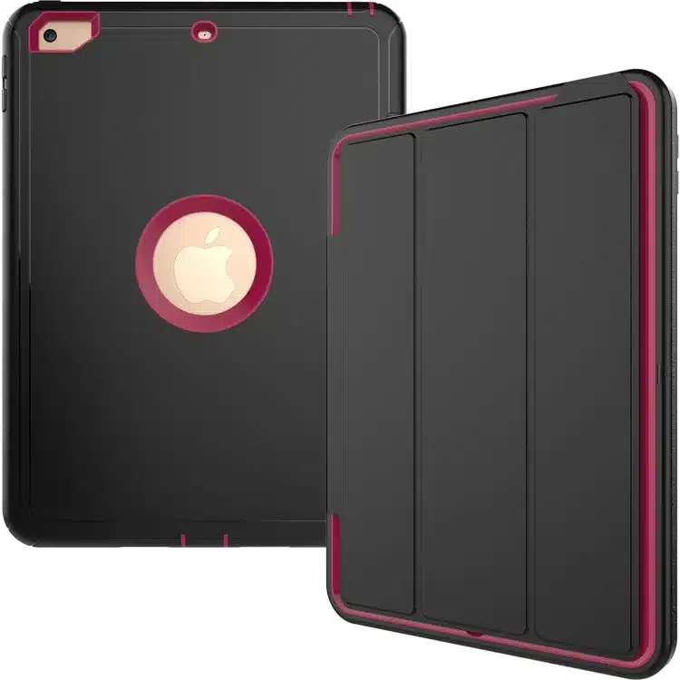 Hmsunrise 360 Full protection Case For apple ipad 9.7 2018 Kids Safe Shockproof Heavy Duty TPU Hard Cover kickstand A1893 A1954 26