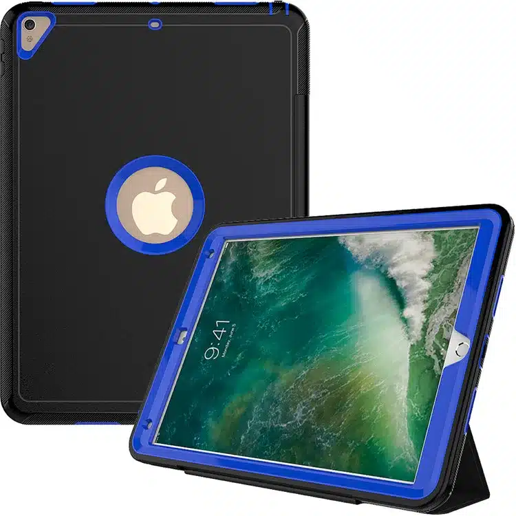 360 full protection Case For apple ipad pro 10.5 Kids Safe Shockproof Heavy Duty TPU Hard Cover kickstand design for ipad A1701 3
