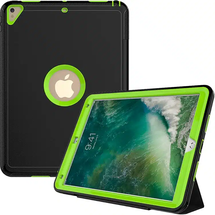 360 full protection Case For apple ipad pro 10.5 Kids Safe Shockproof Heavy Duty TPU Hard Cover kickstand design for ipad A1701 8
