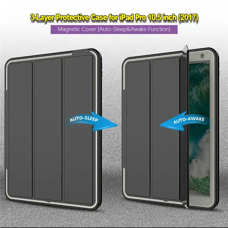 360 full protection Case For apple ipad pro 10.5 Kids Safe Shockproof Heavy Duty TPU Hard Cover kickstand design for ipad A1701 17