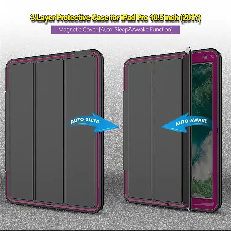 360 full protection Case For apple ipad pro 10.5 Kids Safe Shockproof Heavy Duty TPU Hard Cover kickstand design for ipad A1701 19