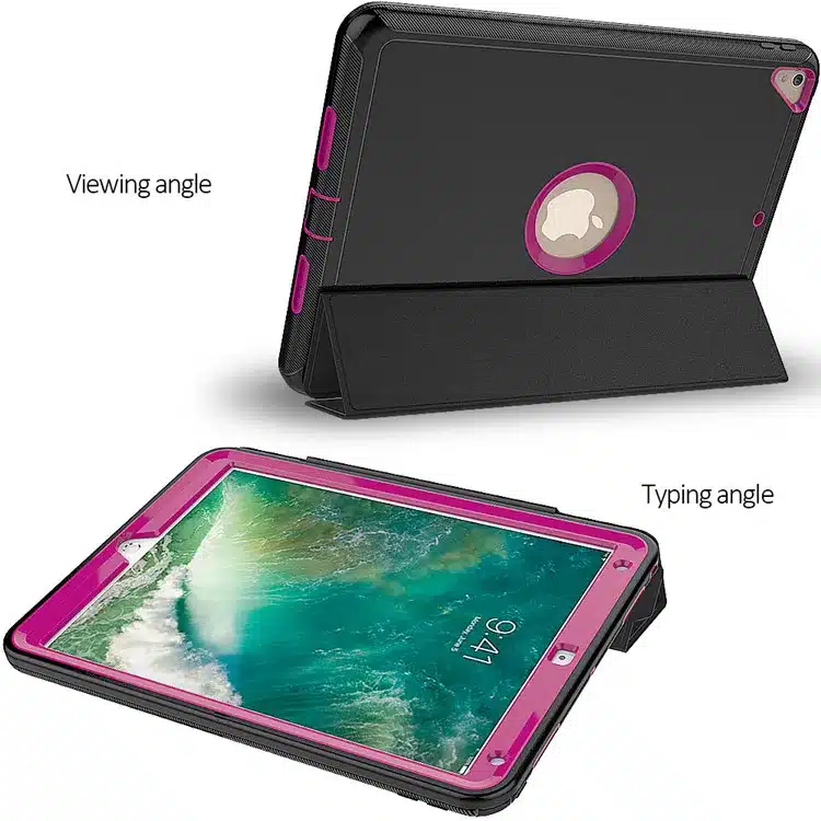 360 full protection Case For apple ipad pro 10.5 Kids Safe Shockproof Heavy Duty TPU Hard Cover kickstand design for ipad A1701 20